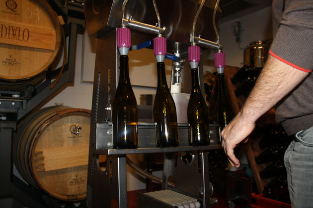 Filtrado y embotellado vinos blanco. tinto y rosado