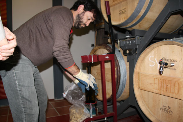 Filtrado y embotellado vinos blanco. tinto y rosado