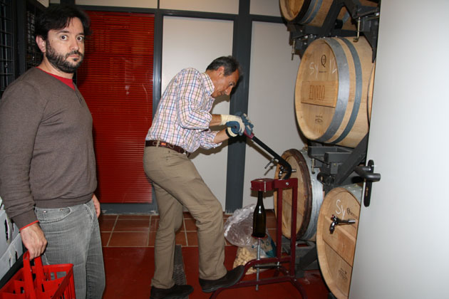 Filtrado y embotellado vinos blanco. tinto y rosado