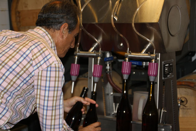 Filtrado y embotellado vinos blanco. tinto y rosado