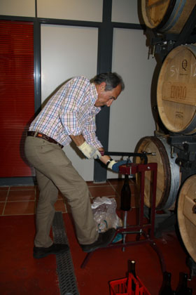 Filtrado y embotellado vinos blanco. tinto y rosado