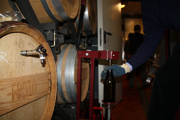 Filtrado y embotellado vinos blanco. tinto y rosado